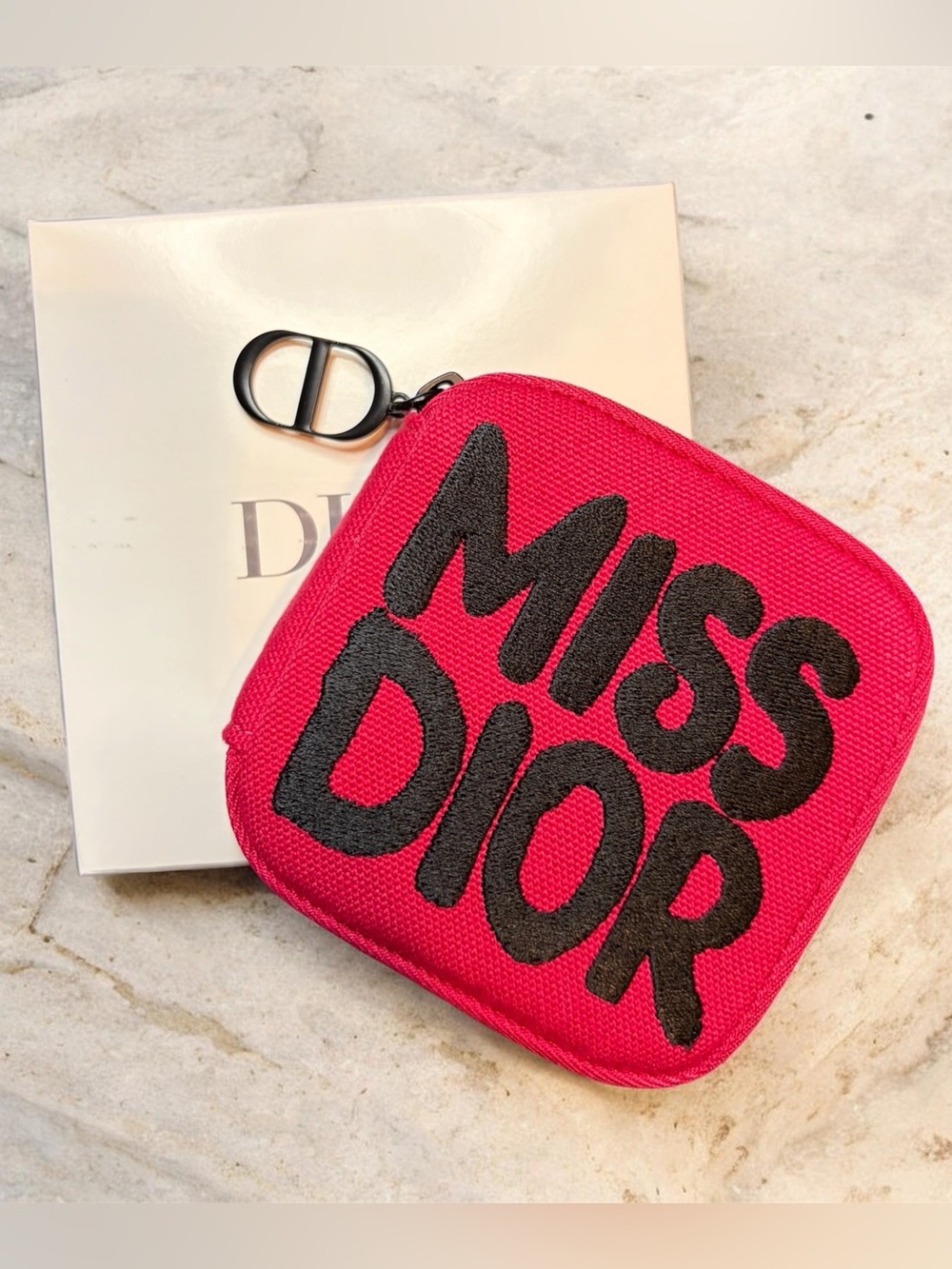 NIB Miss Dior Essence Zippered Essentials Pouch
